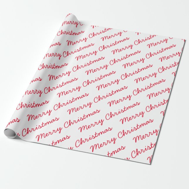 Papel De Presente Feliz Natal Script (Desenrolado)