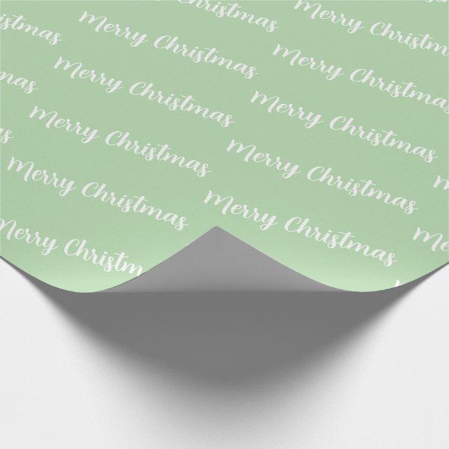 Papel De Presente Feliz Natal Simples Moderno Minimalista  (Ponta)