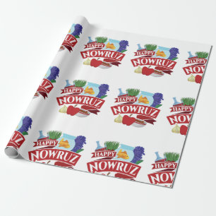 Papel De Presente Feliz Nowruz Ano Novo Persa