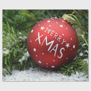 Papel De Presente Feliz papel de moldagem de Natal