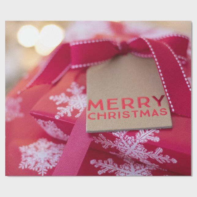 Papel De Presente Feliz papel de moldagem de Natal (Aberto)