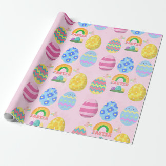 Papel De Presente Feliz Páscoa