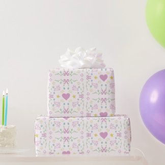 Papel De Presente Feliz Páscoa Saudação Fofa