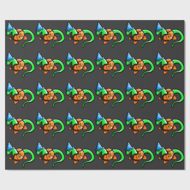 Papel De Presente Feliz Samhain! (Aberto)