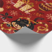 Felizes Festas Xadrez Vermelho Natal