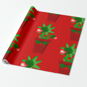 Papel De Presente fenda de natal feia