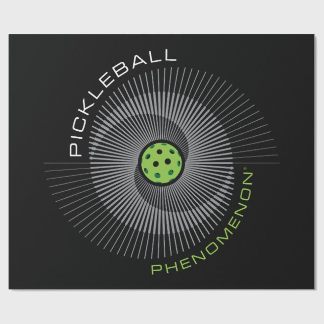 Papel De Presente Fenômeno do Pickleball Galáxia (Aberto)