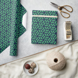 Papel De Presente Feriado Clássico Artístico Único