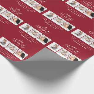 Papel De Presente Feriado da foto do Natal o mais alegre multi