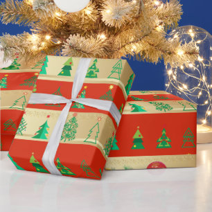 Papel De Presente Feriado de inverno dá decoração de natal árvor