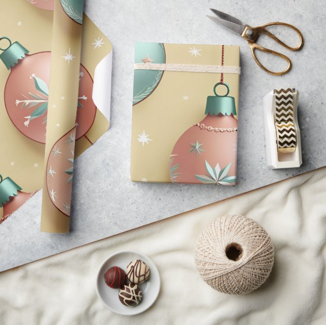 Papel De Presente Feriado de natais vintages (Artesanato)