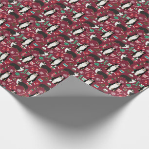 Papel De Presente Feriado de Natal Aussie Dog Tricolor