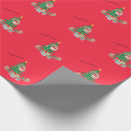 Papel De Presente Feriado de Natal bonito