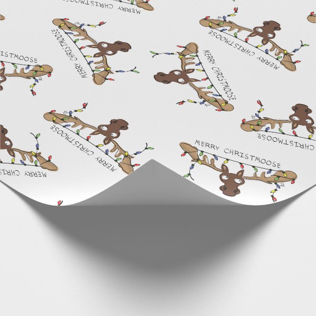 Papel De Presente Feriado de Natal, Cute Engraçado (Ponta)