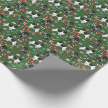 Papel De Presente Feriado de Natal em Newfoundland<br><div class="desc">newf,  Terra Nova,  papel novo,  Natal da Terra Nova,  cachorro de Natal,  papel de presente de Natal,  papel de embrulho de Natal,  papel de embrulho de Natal,  papel de embrulho de terra nova,  papel de embalagem de cães,  Natal</div>