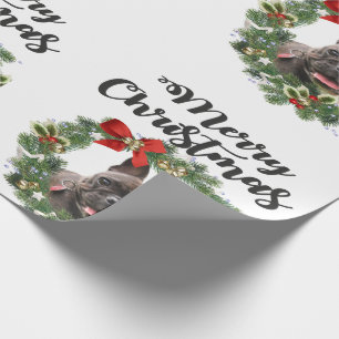 Papel De Presente Feriado de Natal francês