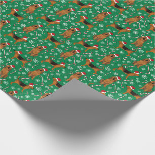 Papel De Presente Feriado de Natal para cães