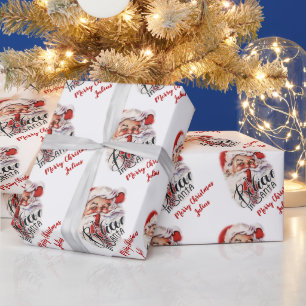 Papel De Presente Feriado de Natal Personalizado
