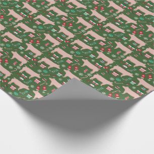 Papel De Presente Feriado de Porcos da Fazenda de Natal