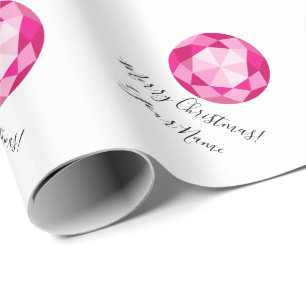 Papel De Presente Feriado feito sob encomenda do Natal de pedra