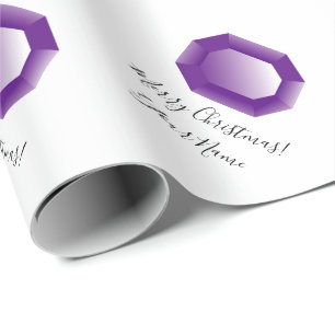 Papel De Presente Feriado feito sob encomenda do Natal de pedra