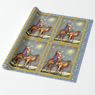Papel De Presente Feriado Mary e Joseph Gift Wrap