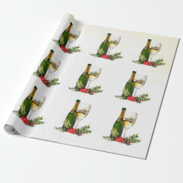 Papel De Presente Feriados Cocktails Modernos Festa de Natal Festivo