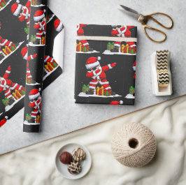 Papel De Presente Feriados de inverno nos Papais noeis de Natal