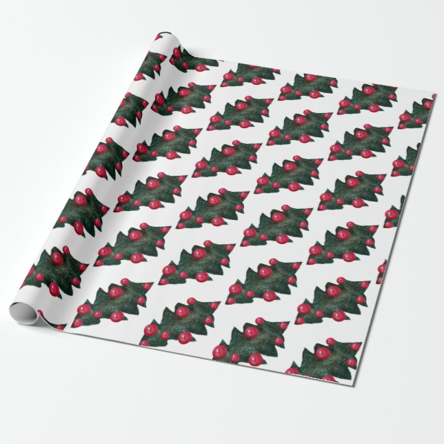 Papel De Presente Feriados de inverno - Quebra de presente (Desenrolado)