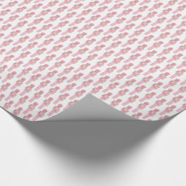 Papel De Presente Feriados de Natal do Pastel Pink Nutcracker Balé