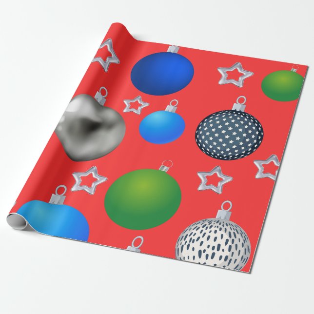Papel De Presente feriados felizes (Desenrolado)