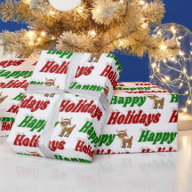 Feriados Felizes, Reindeer, tipografia de Natal