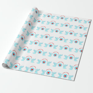 Papel De Presente Feriados Fofos Anjos