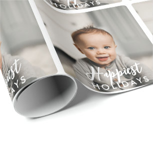 Papel De Presente Feriados mais felizes da fotografia do bebê person