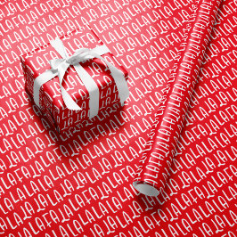 Papel De Presente Férias brancas brancas e bonitas de Natal