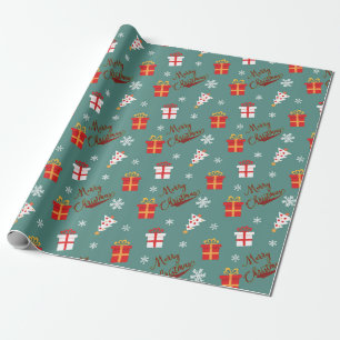 Papel De Presente Férias Festivas de Natal