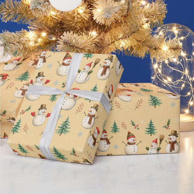 Papel De Presente Férias Inverno Natal (Feriados)