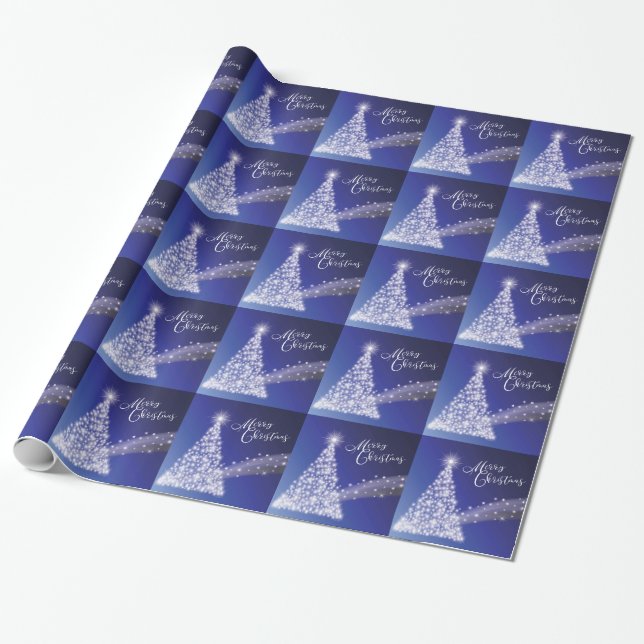 Papel De Presente Fesry Starry Bright Feliz Natal (Desenrolado)