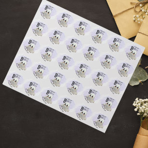 Papel De Presente Festa Custa do Dia das Bruxas do Chá de fraldas Bo