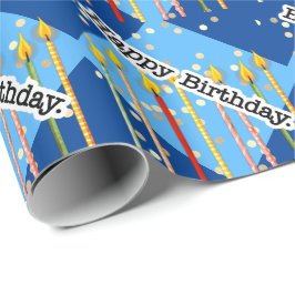 Papel De Presente Festa de aniversário