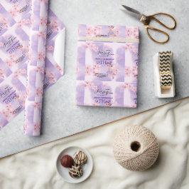 Papel De Presente Festa de Aniversário da Princesa Fada Caprichosa