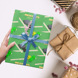 Papel De Presente Festa de aniversário De Jantar Esportiva Com Picad