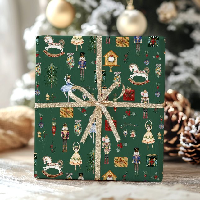 Papel De Presente Festa de aniversário de ouro vermelho-preguiçoso (Criador carregado)