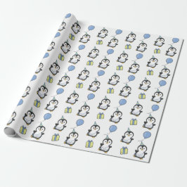 Papel De Presente Festa de Aniversário do Aniversário de criança de 