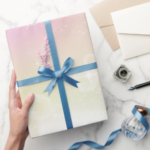 Papel De Presente Festa de aniversário mágica do Arco-Íris do Unicór