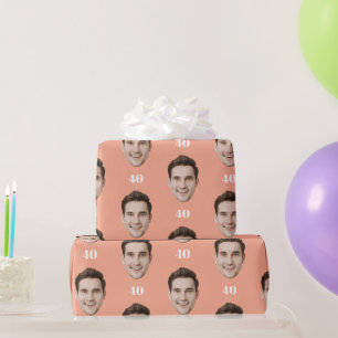 Papel De Presente Festa de Aniversário Personalizada de 10, 20, 30,