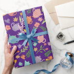 Papel De Presente Festa de Chá Aniversário Noiva Páscoa Primavera Fl<br><div class="desc">Embrulho de presente personalizado fofo. Arte feita à mão para você! Perfeito para chá da tarde,  chá de noiva,  despedida de solteira,  festa de noivado,  Páscoa,  Dia das Mães ou aniversário.</div>