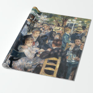 Papel De Presente Festa de Dança Renoir Moulin Galette