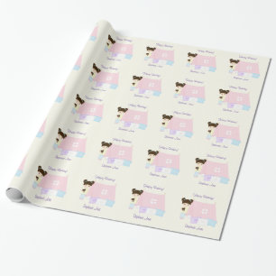 Papel De Presente Festa de Glamping para Dormir