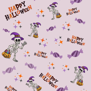 Papel De Presente Festa de Halloween de Figurino Bonito